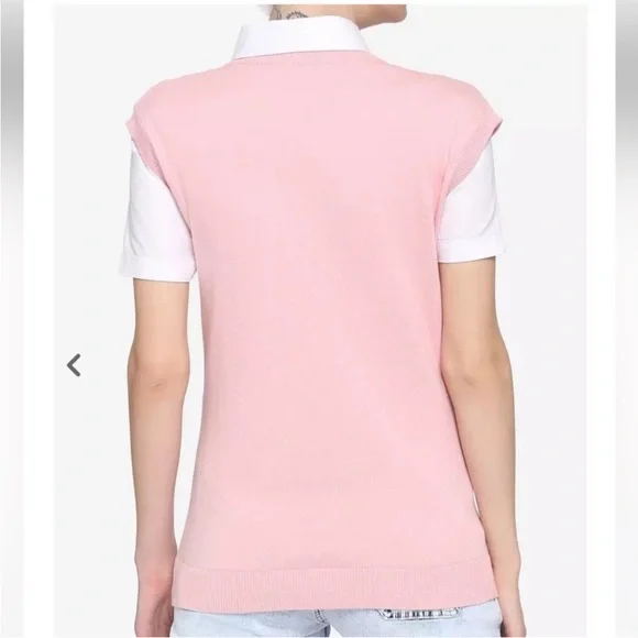 Hot Topic Strawberry Print Knit Sweater Vest - Picture 2 of 6